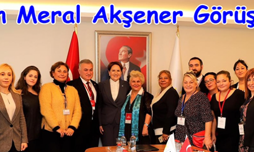 İYİ Parti Genel Başkanı Sn.Meral Akşener’i Ziyaret Ederek Yeni Kanunda Belediyelere İDARİ YAPTIRIM Getirilmesi İçin Desteklerini İstedik.