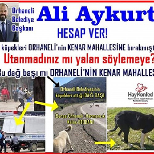 Orhaneli Belediyesi Başkan Ali Aykurt HESAP VER!
