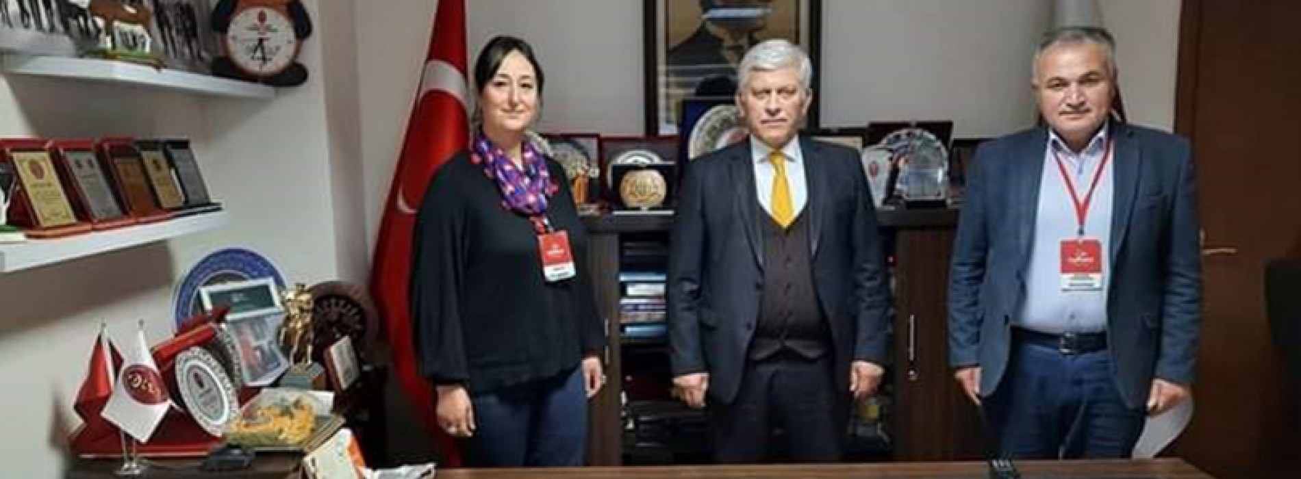Türk Veteriner Hekimler Birliği Merkez Konseyi Başkanı Sayın Ali Eroğlu’nu HayKonfed Olarak Ziyaret Ettik